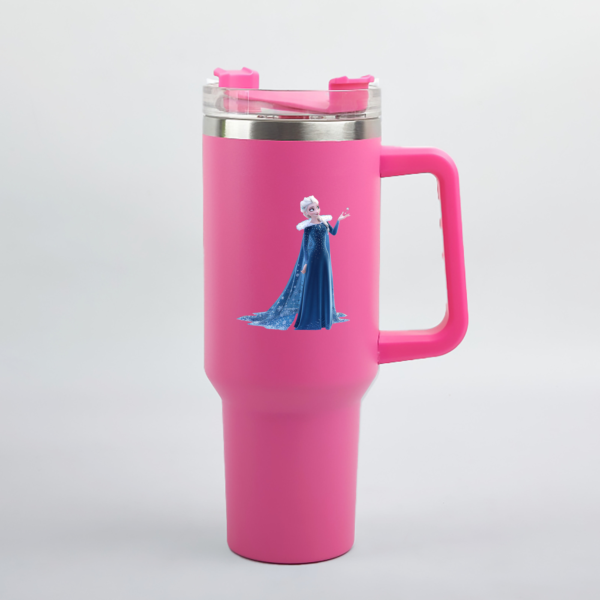 （画像用） アナと雪の女王 アンナ エルサ Frozen Anna Elsa 1200mL車用タンブラー（カラープリント）